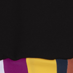 BLACK MULTICOLOR